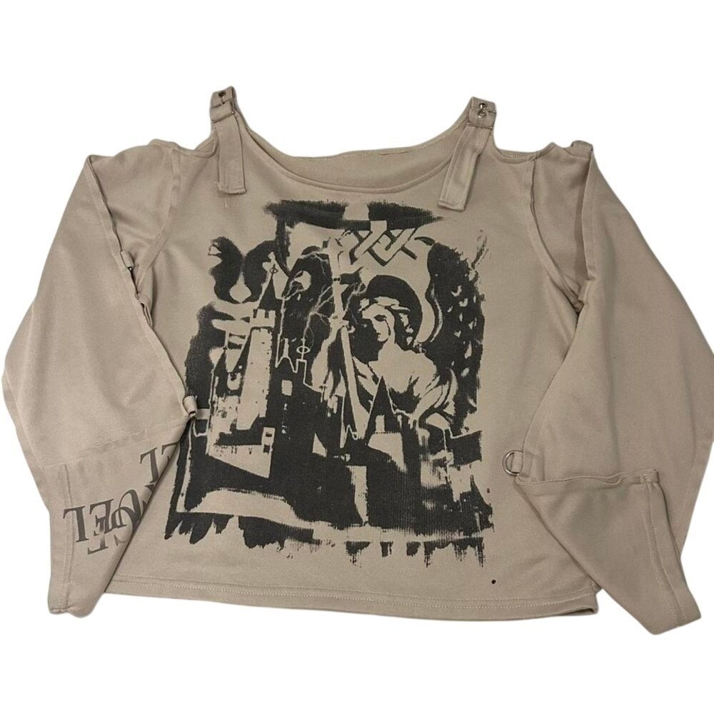 Skoot Apparel Castle Shirt Avante Garde Y2K  Punk Street Wear Goth  EUC Size S